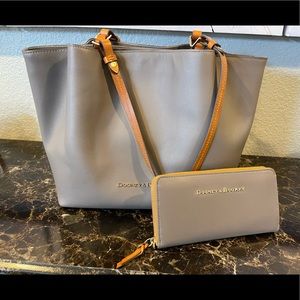 Dooney & Bourke Purse W/ Matching Wallet